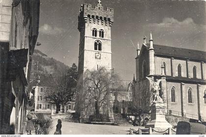 CPSM Saint-Jeoire-Faucigny La place