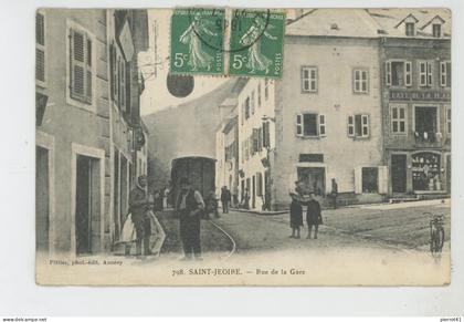 SAINT JEOIRE - Rue de la Gare