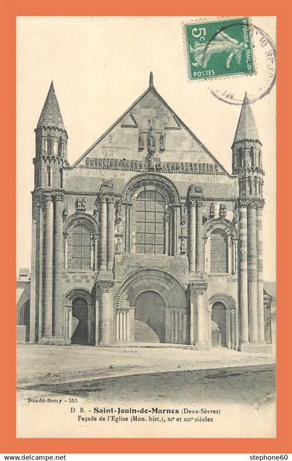 a722 / 579 79 - SAINT JOUIN DE MARNES Faeade de l'eglise