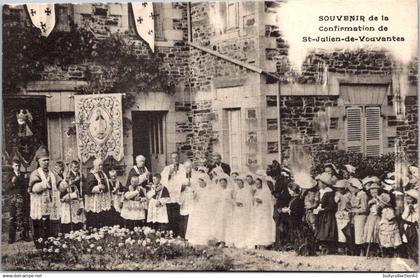 CPA - SELECTION -  SAINT JULIEN DE VOUVANTES - Souvenir de la confirmation