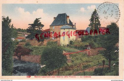 87 - SAINT LAURENT SUR GORRE - ST LAURENT SUR GORRE- LE CHATEAU - BEAU CACHET FM 1940