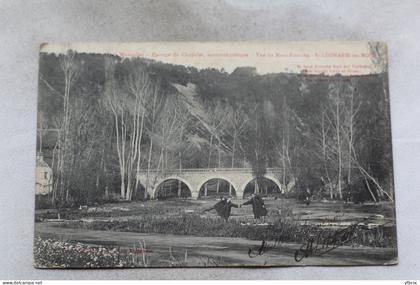 O229, Saint Léonard des Bois, passage du Chapelet, vue du haut Fourché, Sarthe 72