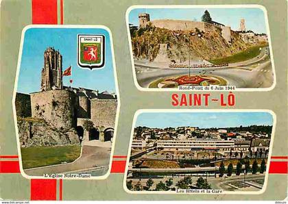 50 - Saint-Lo - Multivues - Blasons - CPM - Voir Scans Recto-Verso