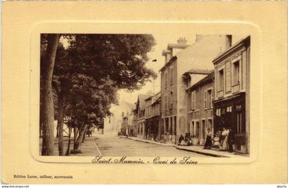 CPA Saint-Mammes Quai de Seine FRANCE (1300964)