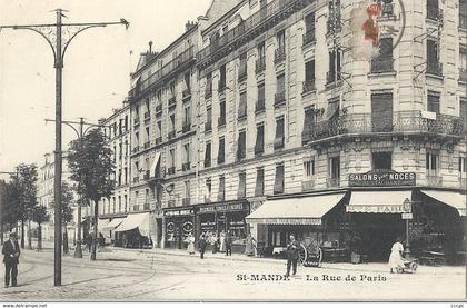 CPA Saint-Mandé La Rue de Paris