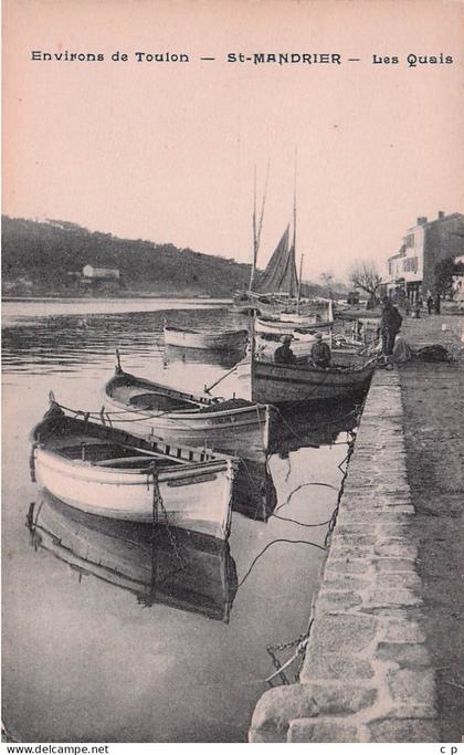 Saint Mandrier sur Mer - Les Quais   - CPA °J