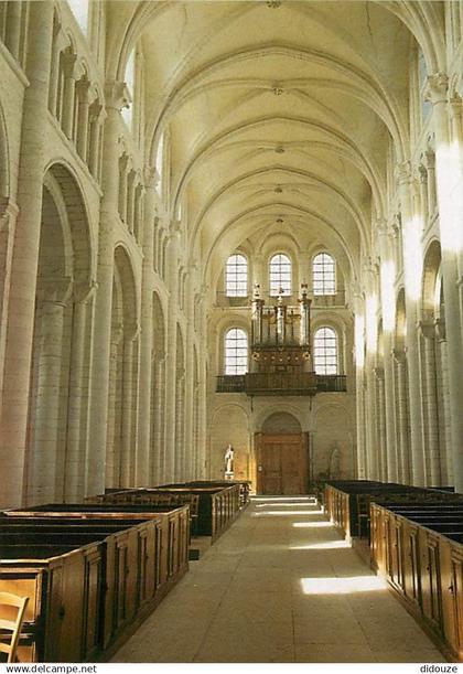 76 - Saint Martin de Boscherville - Abbaye Saint-Georges - Nef et orgue - Carte Neuve - CPM - Voir Scans Recto-Verso