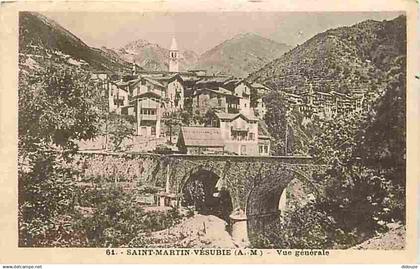 06 - Saint Martin Vésubie - Vue Générale - Voir Timbre - CPA - Voir Scans Recto-Verso