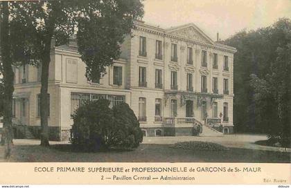 94 - Saint Maur des Fosses - Ecole Primaire Supérieure et Professionnelle de Garçons Saint Maur - CPA - Voir Scans Recto