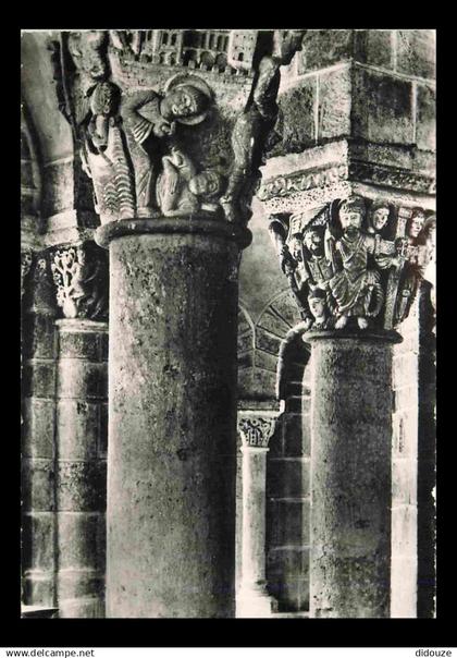 63 - Saint Nectaire - intérieur de l'Eglise - Chapiteau de Saint-Nectaire - Art Religieux - Mention Photographie véritab