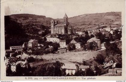 63 - Saint-Nectaire-Le-Haut - Vue générale - Voyagé - Dos divisé