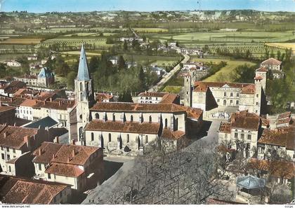 CPSM Saint-Nicolas-de-la-Grave vue aérienne