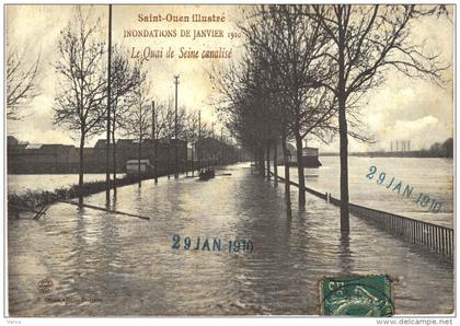 Carte Postale Ancienne de SAINT OUEN