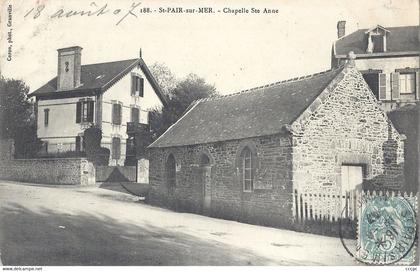 CPA Saint-Pair-sur-Mer Chapelle Sainte-Anne