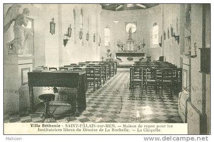 CHARENTE MARITIME- ref B863-villa bethanie -saint palais sur mer-maison de repos pour les institutrices libres du dioces