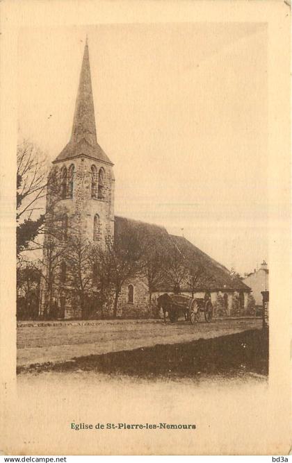 77 -   SAINT PIERRE LES NEMOURS - EGLISE