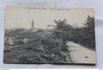 Saint Pol de Leon, l'allée du champ de la Rive, Finistère 29