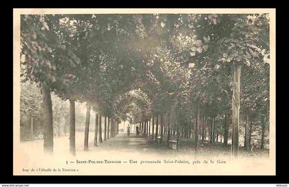 62 - St Pol sur Ternoise - Une Promenade Saint Poloise près de la Gare - Animé - Carte Vierge - Voir Scan Recto-Verso