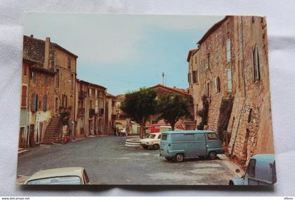 Cpm 1981, Saint pons de Mauchiens, place Jeanne d'Arc, Hérault 34