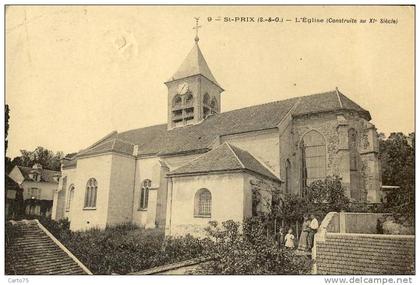 SAINT PRIX 95 - Eglise Jardins