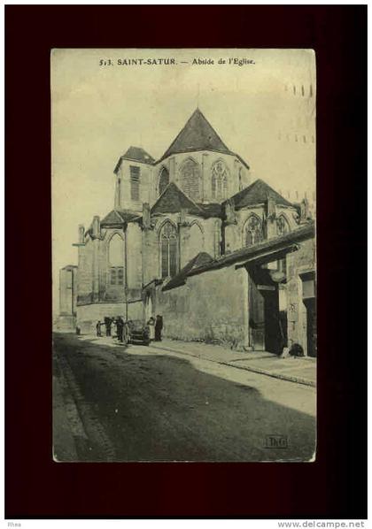 18 Saint-Satur - 513 - SAINT-SATUR- Abside de l´Eglise - cpa