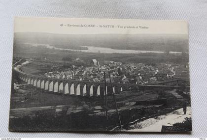 Saint Satur, vue générale et viaduc, Cher 18