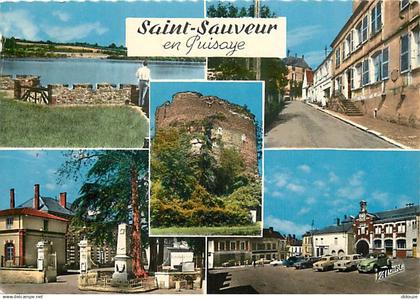 89 - Saint Sauveur en Puisaye - Multivues - Automobiles - CPM - Voir Scans Recto-Verso