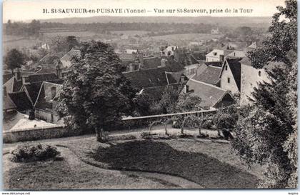 89 - SAINT SAUVEUR en PUISAYE --  Vue sur St sauveur