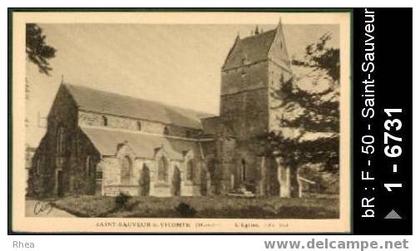 50 Saint-Sauveur-le-Vicomte - SAINT-SAUVEUR-LE-VICOMTE (Manche) L'Eglise, côté Sud - eglise - /  D50D  K50551K  C50551C