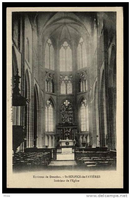 91 Saint-Sulpice-de-Favières interieur eglise D91D K91540K C91578C RH087888