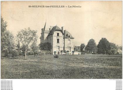 SAINT SULPICE LES FEUILLES LA PERELLE