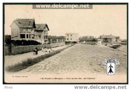 50 Saint-Vaast-la-Hougue - 2 St-Vaast-le-Hougue - Rue de Reville - les Chalets - cpa