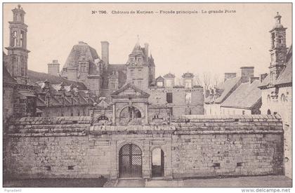 cp , 29 , SAINT-VOUGAY , Château de Kerjean , Façade principale , La grande Porte