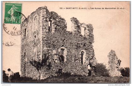 95 SAINT WITZ - les ruines de Montmélian