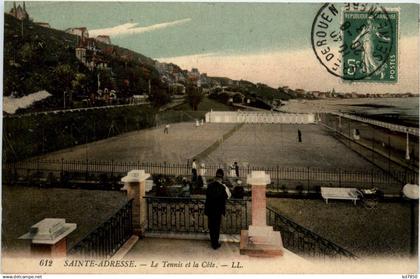 Sainte Adresse - Le tennis et la Cote