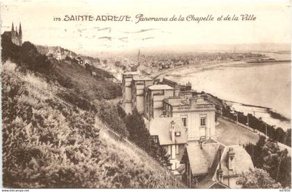 Sainte Adresse, Panorama de la Chapelle et de la Ville