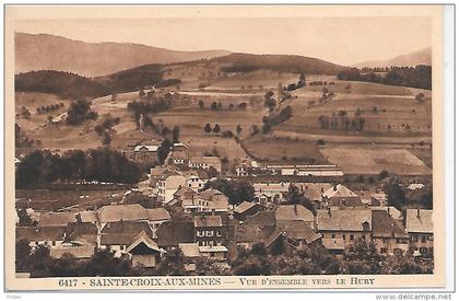 SAINTE CROIX AUX MINES - Vue d'ensemble vers Le Hury