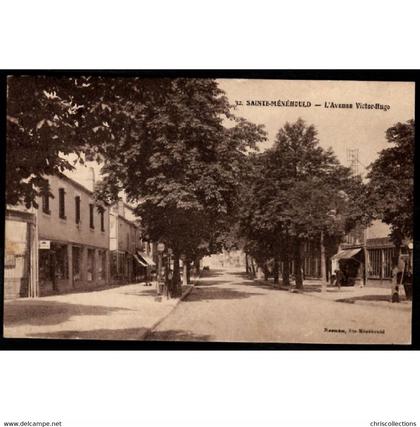 51 - SAINTE MENEHOULD (Marne) - L'Avenue Victor Hugo