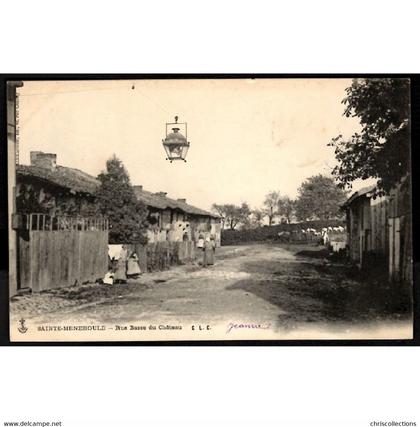 51 - SAINTE MENEHOULD (Marne) - Rue Basse du Château