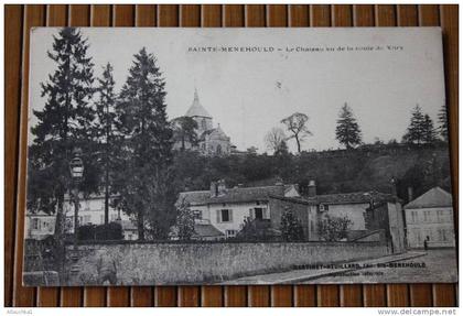 CPA SAINTE MENEHOULD Sainte-Menehould MARNE LE CHATEAU VU DE LA ROUTE DE VITRY