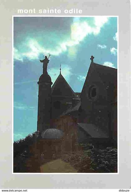 67 - Mont Sainte-Odile - Statue de la Sainte au crépuscule - Carte Neuve - CPM - Voir Scans Recto-Verso