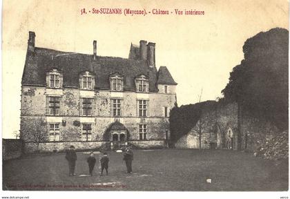 Carte POSTALE Ancienne  de SAINTE - SUZANNE / Le château