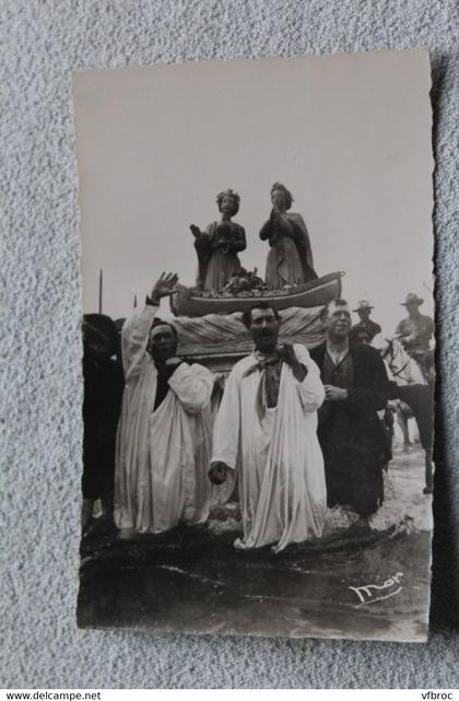 Cpsm, les saintes Maries de la mer, bénédiction des Saintes, bouches du Rhône 13