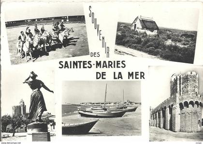 CPSM Souvenir des Saintes-Maries de la Mer