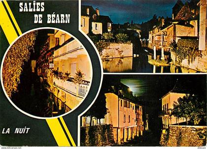 64 - Salies de Béarn - Multivues - Vue de Nuit - Flamme Postale de Salies de Béarn - CPM - Voir Scans Recto-Verso