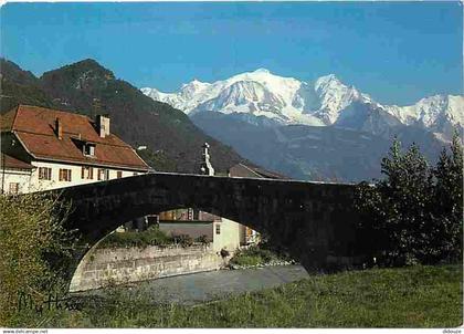 74 - Sallanches - Le Pont Saint Martin sur l'Arve - Le Mont Blanc - CPM - Voir Scans Recto-Verso