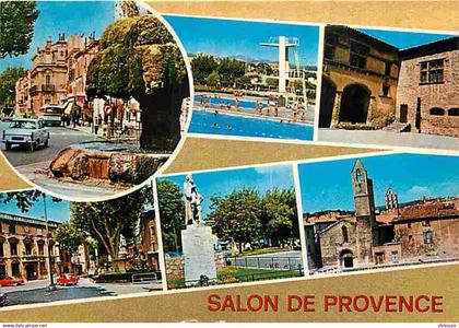 13 - Salon de Provence - Multivues - Automobiles - CPM - Voir Scans Recto-Verso