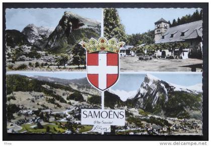 74 Samoëns multi vues blason D74D K74258K C74258C RH036482