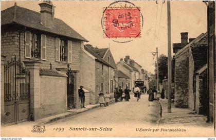 CPA Samois-sur-Seine Entrée par Fontainebleau (1391885)