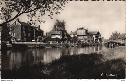 CPA SAMOIS-sur-SEINE Quai Franklin-Roosevelt vu depuis l'ile de SAMOIS (120284)